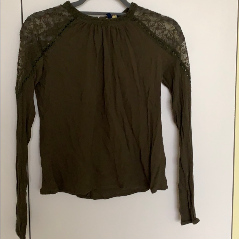 Superdry green blouse